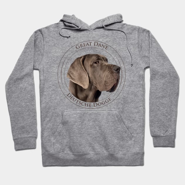 Great Dane  - Deutsche Dogge Hoodie by Nartissima